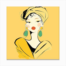 Fashion Girl Canvas Print