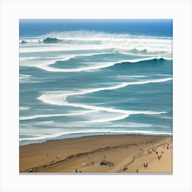 Del Mar Beach Canvas Print