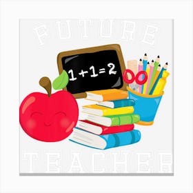 Future Teacher Costume For Adults And Kids Canvas Print