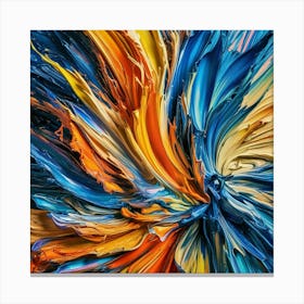 Abstract Abstract Painting 3 Canvas Print