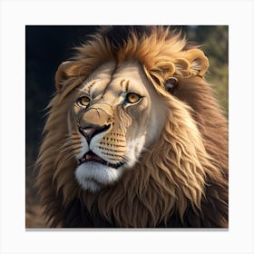 Lion Portrait Canvas Print