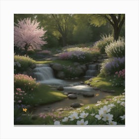 Spring Garden Canvas Print