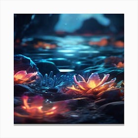 Lotus Flower Canvas Print