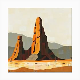 Sand Castles Canvas Print