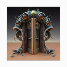 Octopus Door 6 Canvas Print