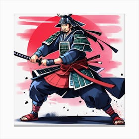 Samurai Warrior Canvas Print