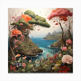'Flora And Fauna' Canvas Print