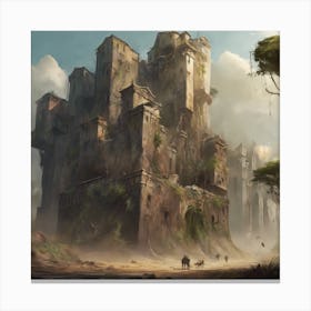 Fantasy Castle 105 Canvas Print