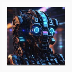 Futuristic Robot 78 Canvas Print