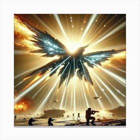 Solar Flare Cloak Canvas Print