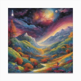 an image that delves into the realm of dreams and imagination Canvas Print