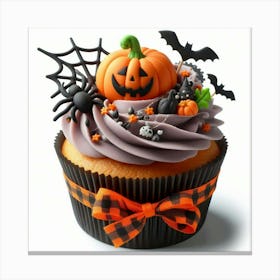 Halloween Cupcake 3 Canvas Print