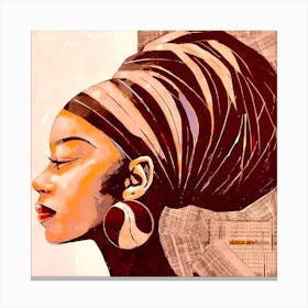 African American Woman Canvas Print Canvas Print