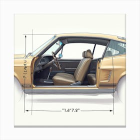 Mustang Gt Canvas Print