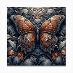 Rusty Butterfly Canvas Print