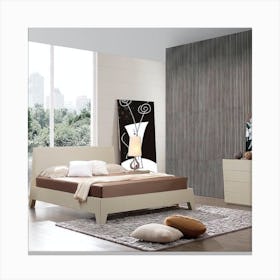 Modern Bedroom Furniture Canvas Print