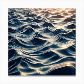 Abstract Water Surface Canvas Print