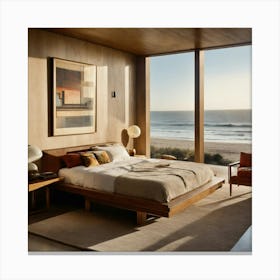 Bedroom By The Beach Canvas Print