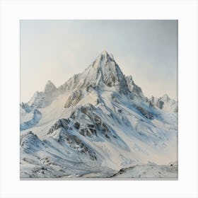 'Snow Mountain' Canvas Print