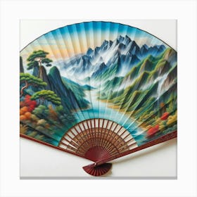 Asian Fan Canvas Print