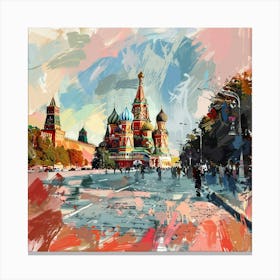 St Basil'S Cathedral 3 Canvas Print