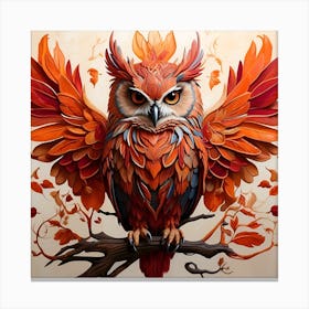 Queen owl Canvas Print