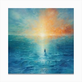 Between The Heaven And The Deep Blue Sea 2 Canvas Print