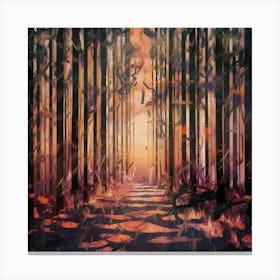 Forest Path 2 Canvas Print