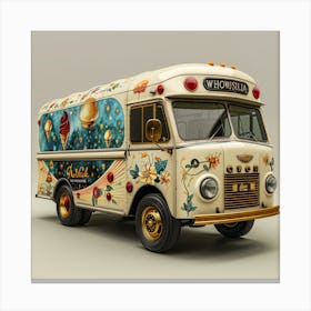 Ice Cream Truck 3 Canvas Print