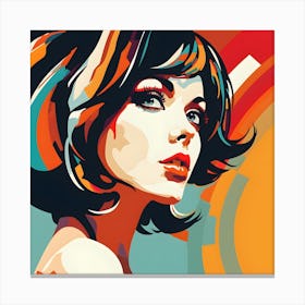 Mod Girl 19 Canvas Print