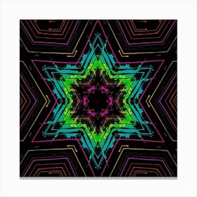 Star Of David Canvas Print