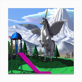 Unicornplayground 008 Canvas Print