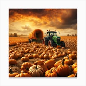 Pumpkin Harvest Canvas Print