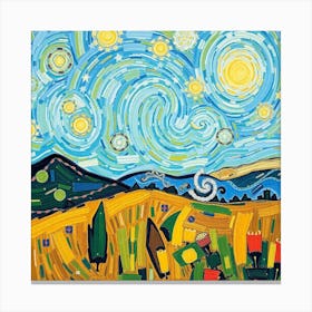 Starry Night 23 Canvas Print