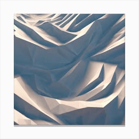 Abstract Mountain Scene Canvas Print