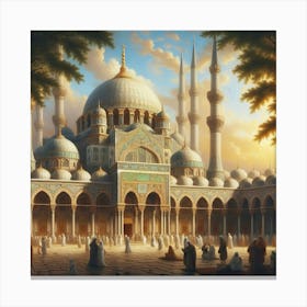 Blue Mosque 1 Canvas Print