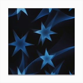 Blue Stars Canvas Print