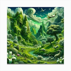 The Garden of Good Canvas Print