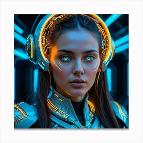 Futuristic Art Canvas Print