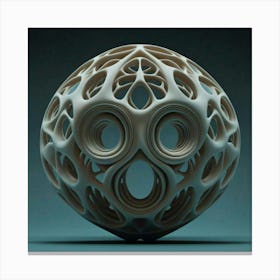 3d Printed Sphere 3 Canvas Print