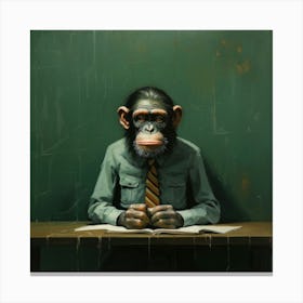 Chimpanzee 1 Canvas Print