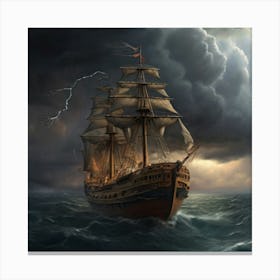 Stormy Seas.17 Canvas Print