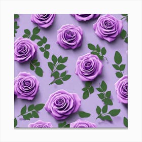 Purple Roses 11 Canvas Print