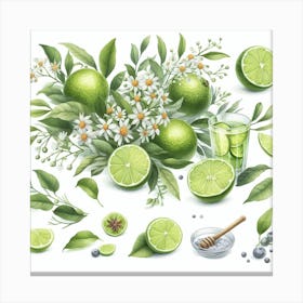 Lime 2 Canvas Print