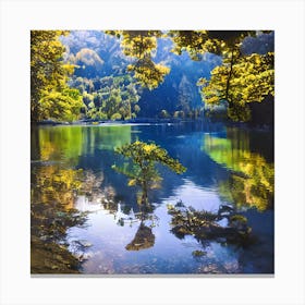 Crystal Blue Canvas Print