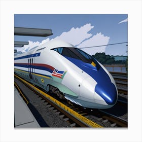 High Speed Train Canvas Print