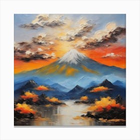 Mt Fuji 6 Canvas Print
