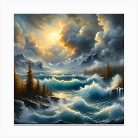 Tempestuous Beauty 26 1 Canvas Print