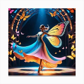 Butterfly Dancer Canvas Print