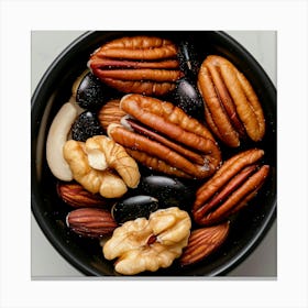 Nuts In A Bowl Canvas Print